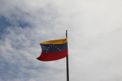 Low-angle-shot-of-the-flag-of-venezuela-2023-11-27-05-28-47-utc